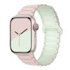 Dvojbarevný magnetický řemínek pro Apple Watch 38/40/41/42(S10)mm (Barva Fialovo-růžový)
