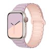 Dvojbarevný magnetický řemínek pro Apple Watch 38/40/41/42(S10)mm (Barva Fialovo-růžový)