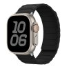 Silikonový magnetický řemínek pro Apple Watch 38/40/41/42(S10)mm (Barva Černo-oranžový)