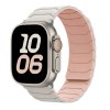 Silikonový magnetický řemínek pro Apple Watch 38/40/41/42(S10)mm (Barva Černo-oranžový)