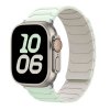 Silikonový magnetický řemínek pro Apple Watch 38/40/41/42(S10)mm (Barva Černo-oranžový)