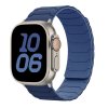 Silikonový magnetický řemínek pro Apple Watch 38/40/41/42(S10)mm (Barva Černo-oranžový)