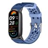 Perforovaný řemínek s přezkou Mi band 8/9/10 (Barva Tyrkysovo-Žlutá)