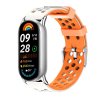 Perforovaný řemínek s přezkou Mi band 8/9/10 (Barva Tyrkysovo-Žlutá)