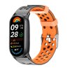 Perforovaný řemínek s přezkou Mi band 8/9/10 (Barva Tyrkysovo-Žlutá)