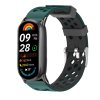 Perforovaný řemínek s přezkou Mi band 8/9/10 (Barva Tyrkysovo-Žlutá)