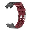 Perforovaný řemínek s přezkou Huawei Band 8/9/10 (Barva Tyrkysovo-Žlutá)