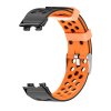 Perforovaný řemínek s přezkou Huawei Band 8/9/10 (Barva Tyrkysovo-Žlutá)