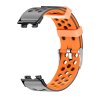 Perforovaný řemínek s přezkou Huawei Band 8/9/10 (Barva Tyrkysovo-Žlutá)