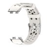Perforovaný řemínek s přezkou Huawei Band 8/9/10 (Barva Tyrkysovo-Žlutá)