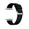 Silikonovo-textilní řemínek pro Apple Watch 38/40/41/42(S10)mm (Barva náramku Slonová kost)