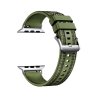 Silikonovo-textilní řemínek pro Apple Watch 42/44/45/46/49mm (Barva náramku Černá)