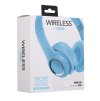 Stereofonní Bluetooth sluchátka EV80 – modré