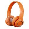 Stereofonní Bluetooth sluchátka EV80 – oranžové
