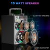 SUPNIU Výkonný Bluetooth reproduktor 15W