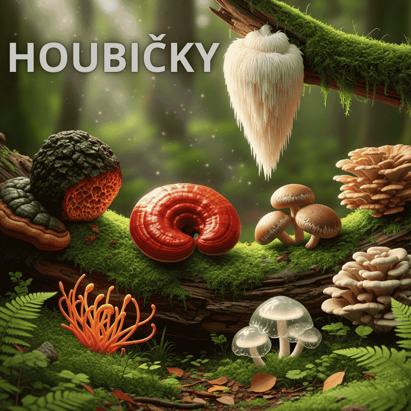 Síla vitálních hub: Průvodce světem Reishi, Cordycepsu a dalších adaptogenů pro vaše zdraví