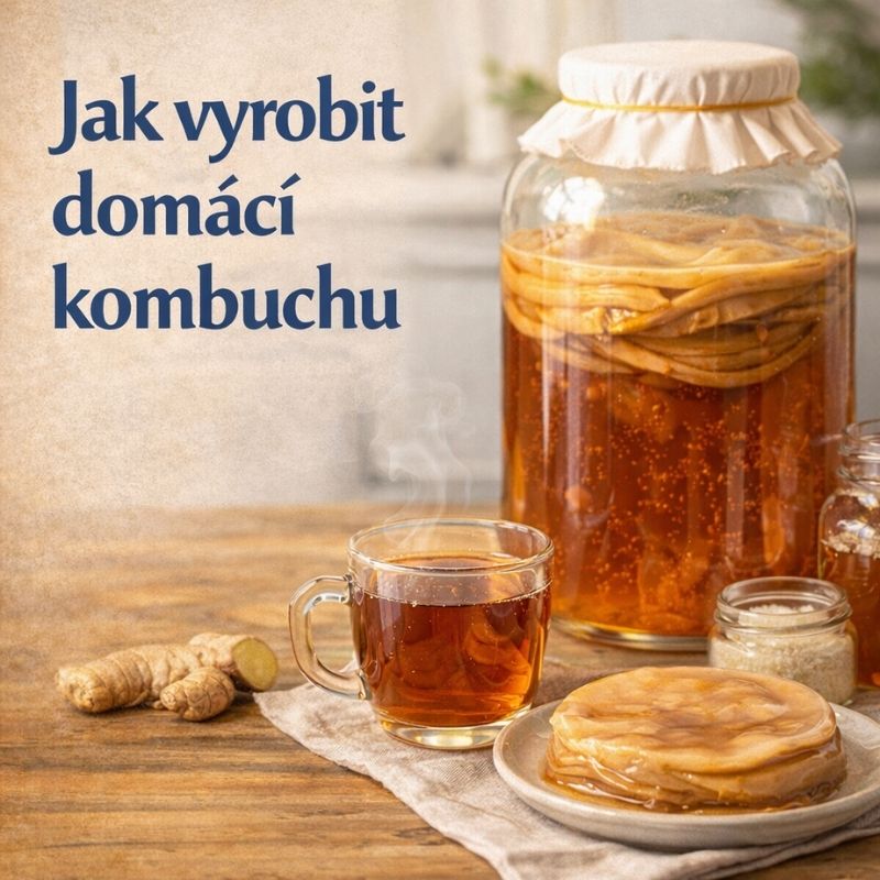 Jak vyrobit domácí kombuchu