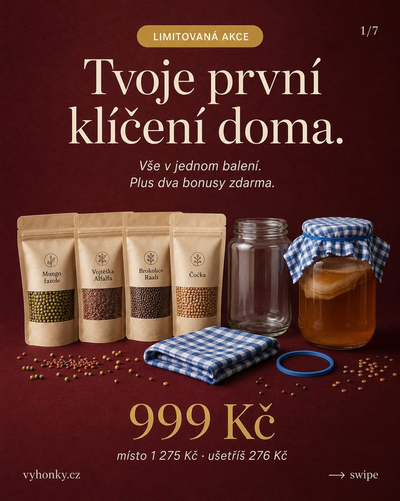 Vyhonky.cz — startovací sada na klíčení doma