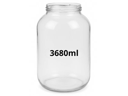 sklenice na kombuchu velká 3680ml