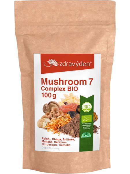 Síla 7 hub BIO Reishi Chaga Cordyceps