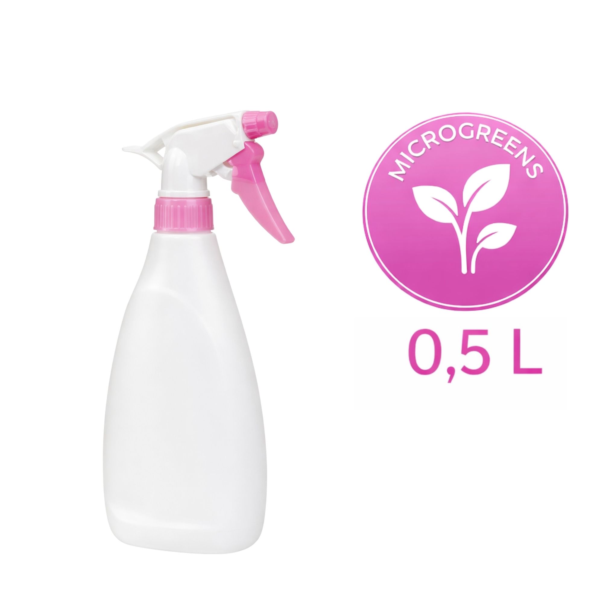 Plochý rozprašovač na microgreens 0,5 l