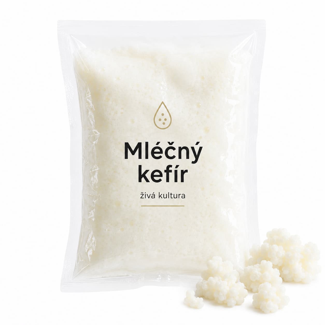 Mléčný kefír – živá kultura (kefírová zrna), 40 g
