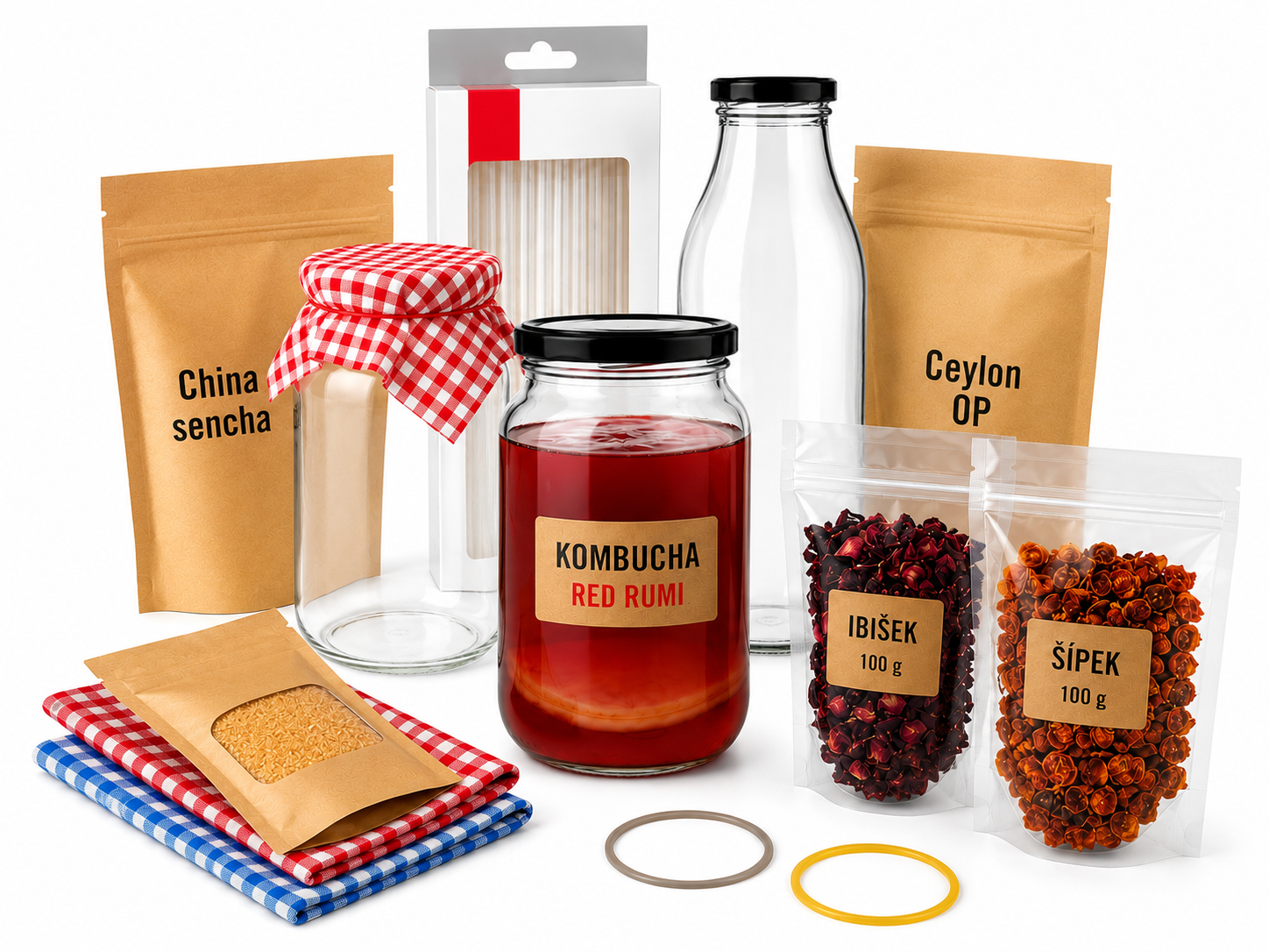 Kombucha Red Rumi – kompletní sada