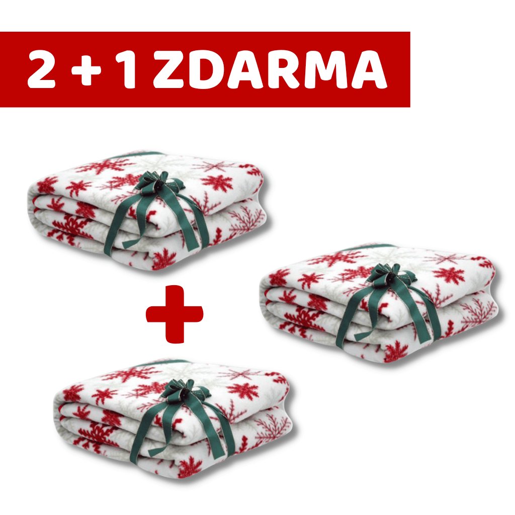 2+1 ZDARMA - Fleecové deky