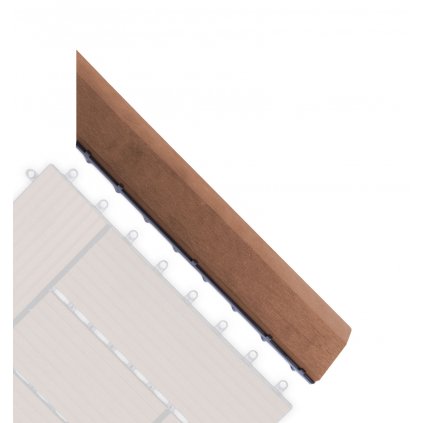 Přechodová lišta Home11 Třešeň pro WPC dlaždice, 38,5 x 7,5 cm rohová (pravá)