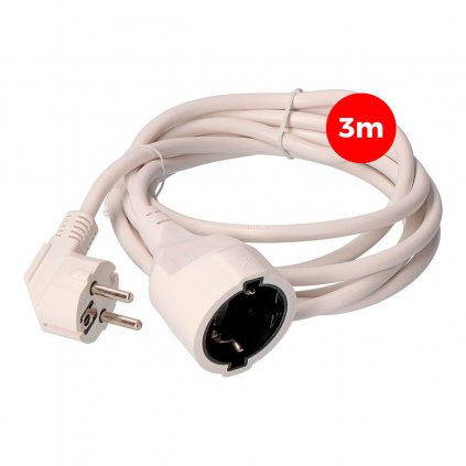 Prodlužovací Kabel EDM 3 x 1,5 mm 3 m Bílý home11 BB