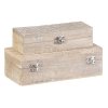 Ozdobná krabice 26,6 x 11 x 8,5 cm mangové dřevo (2 kusů) home11 BB
