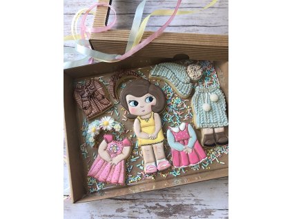 Vykrajovátko Papírová panenka s oblečky #285