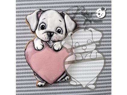 2743 štěně se srdcem