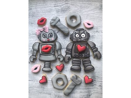 Vykrajovátko PUZZLE Roboti #548