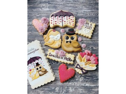 Vykrajovátka Ptačí svatba SET #911