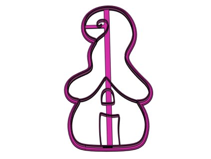 K2299 Domek s kroucenou střechou N