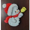 Vykrajovátko snehulák se zvonkem #1131