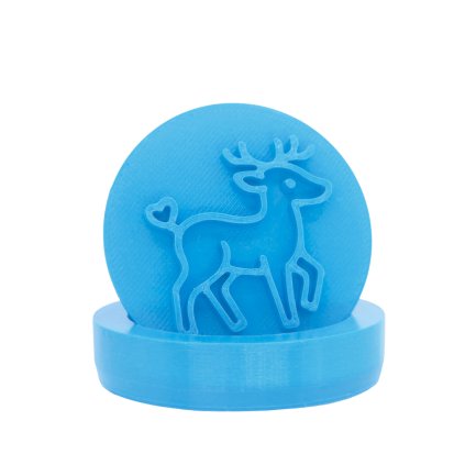 Vykrajovátko s motivem - Jelen (Průměr 6 cm)