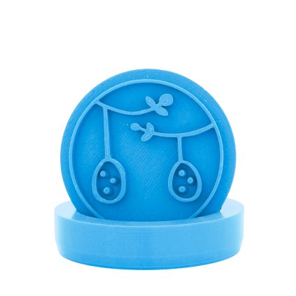 Vykrajovátko s motivem - Vajíčka na větvičce (Průměr 6 cm)