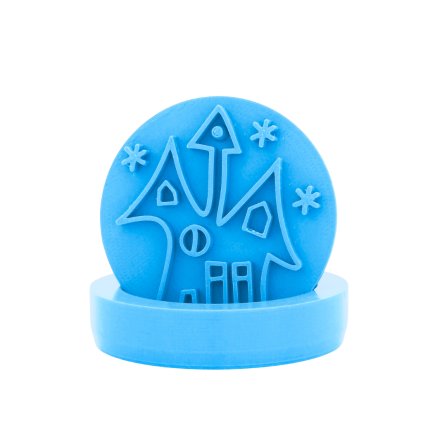 Vykrajovátko s motivem - Strašidelný dům (Průměr 6 cm)