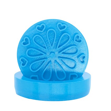 Vykrajovátko s motivem - Ornamenty kytka (Průměr 6 cm)