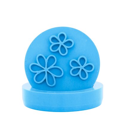 Vykrajovátko s motivem - Květiny (Průměr 6 cm)