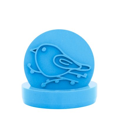 Vykrajovátko s motivem - Ptáček (Průměr 6 cm)