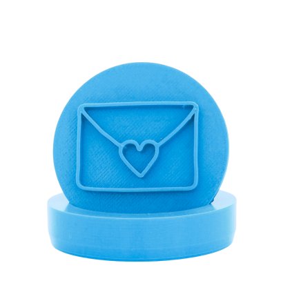 Vykrajovátko s motivem - Svatební obálka (Průměr 6 cm)