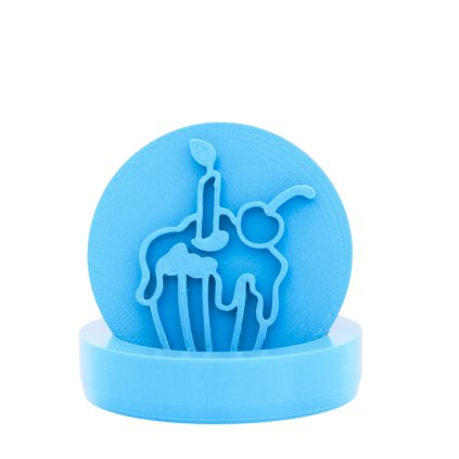 Vykrajovátko s motivem - Narozeninový cup cake (Průměr 6 cm)