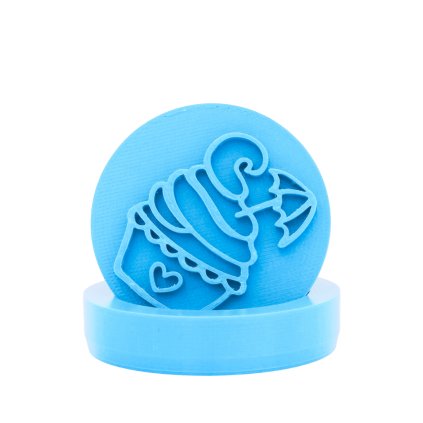 Vykrajovátko s motivem - Narozeninový dortík (Průměr 6 cm)