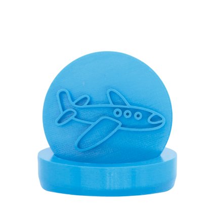 Vykrajovátko s motivem - Letadlo (Průměr 6 cm)