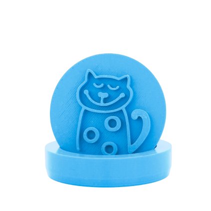 Vykrajovátko s motivem - Usměvavá kočka (Průměr 6 cm)