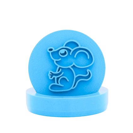 Vykrajovátko s motivem - Veselá myška (Průměr 6 cm)