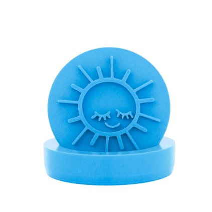 Vykrajovátko s motivem - Spící sluníčko (Průměr 6 cm)